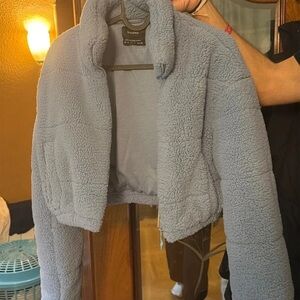 Garage Light Gray Teddy Jacket